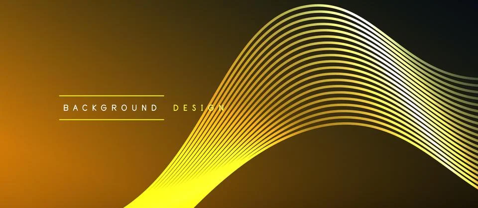 Dynamic wave geometric design. Vector Illustration For Wallpaper, Banner Stock Illustration