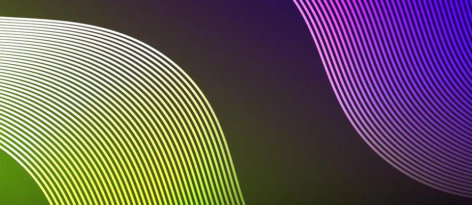 Dynamic wave geometric design. Vector Illustration For Wallpaper, Banner Stock Illustration