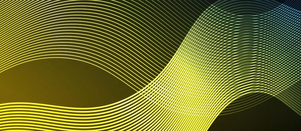 Dynamic wave geometric design. Vector Illustration For Wallpaper, Banner Stock Illustration