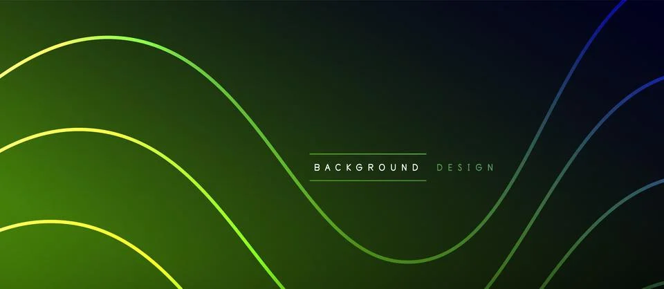 Dynamic wave geometric design. Vector Illustration For Wallpaper, Banner Stock Illustration