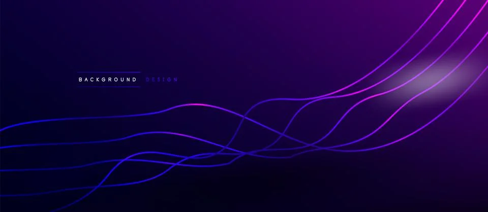 Dynamic wave geometric design. Vector Illustration For Wallpaper, Banner Stock Illustration