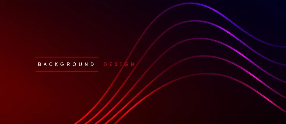 Dynamic wave geometric design. Vector Illustration For Wallpaper, Banner Illustrazione stock