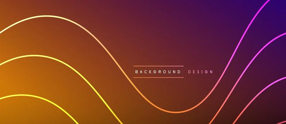 Dynamic wave geometric design. Vector Illustration For Wallpaper, Banner Stock Illustration