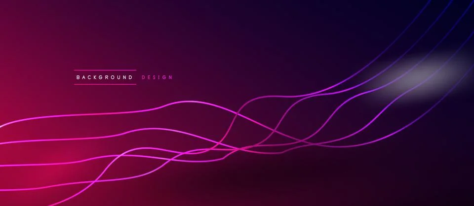 Dynamic wave geometric design. Vector Illustration For Wallpaper, Banner Stock Illustration