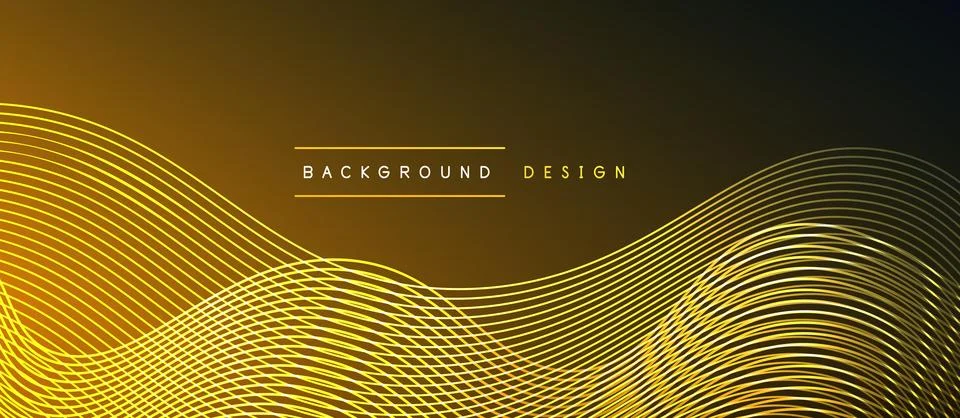 Dynamic wave geometric design. Vector Illustration For Wallpaper, Banner Stock Illustration