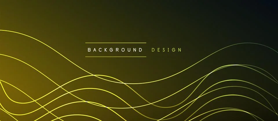 Dynamic wave geometric design. Vector Illustration For Wallpaper, Banner Stock Illustration