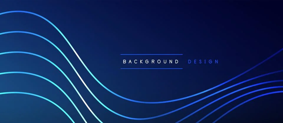 Dynamic wave geometric design. Vector Illustration For Wallpaper, Banner Stock Illustration
