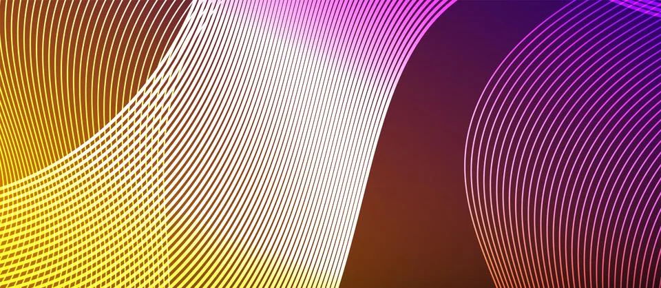 Dynamic wave geometric design. Vector Illustration For Wallpaper, Banner Stockillustratie