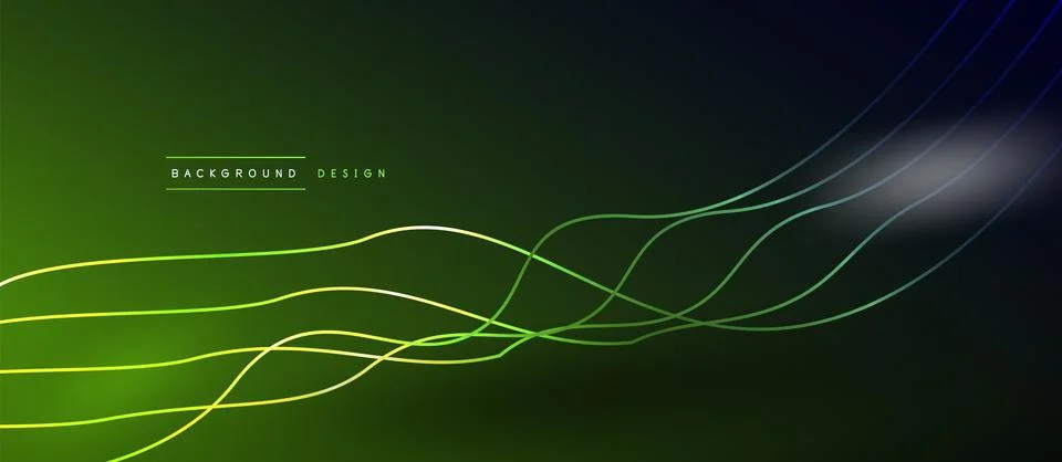 Dynamic wave geometric design. Vector Illustration For Wallpaper, Banner Stock Illustration