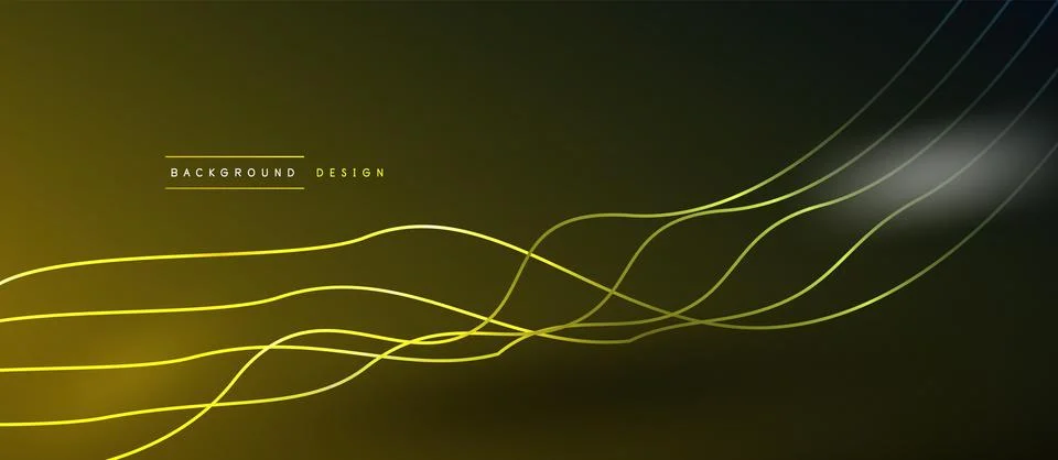Dynamic wave geometric design. Vector Illustration For Wallpaper, Banner Stock Illustration