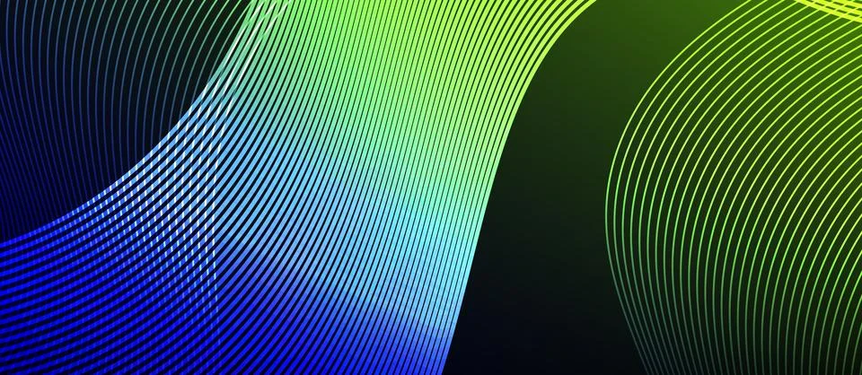 Dynamic wave geometric design. Vector Illustration For Wallpaper, Banner Stock Illustration