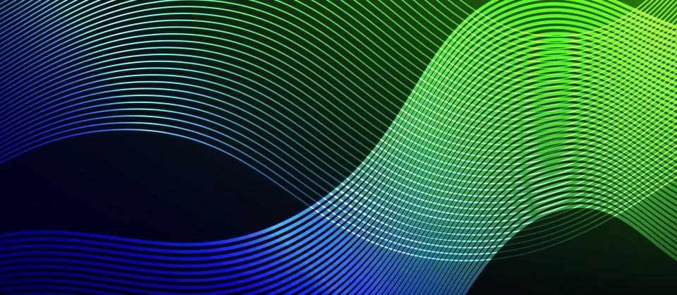 Dynamic wave geometric design. Vector Illustration For Wallpaper, Banner Stock Illustration