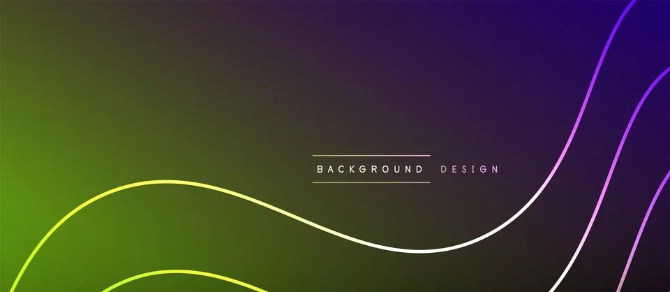 Dynamic wave geometric design. Vector Illustration For Wallpaper, Banner Illustrazione stock