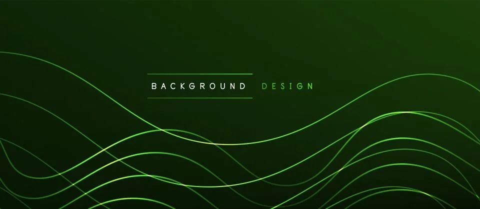 Dynamic wave geometric design. Vector Illustration For Wallpaper, Banner Stock Illustration