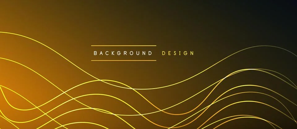Dynamic wave geometric design. Vector Illustration For Wallpaper, Banner Stock Illustration