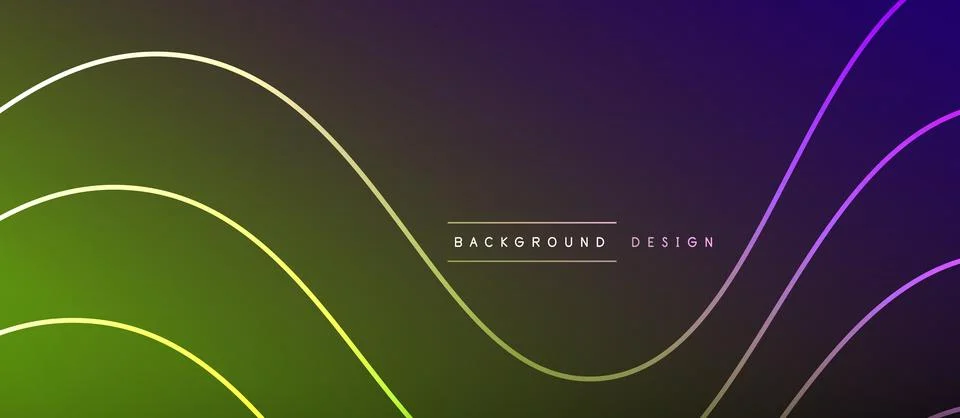 Dynamic wave geometric design. Vector Illustration For Wallpaper, Banner Stock Illustration