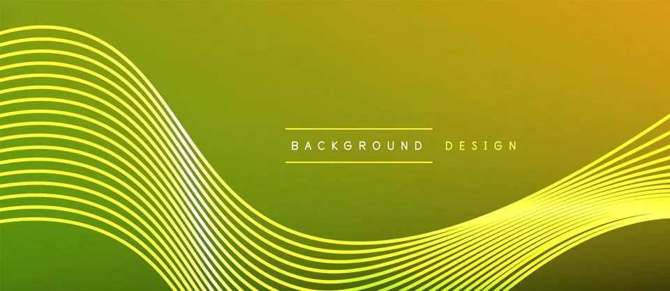 Dynamic wave geometric design. Vector Illustration For Wallpaper, Banner Stock Illustration