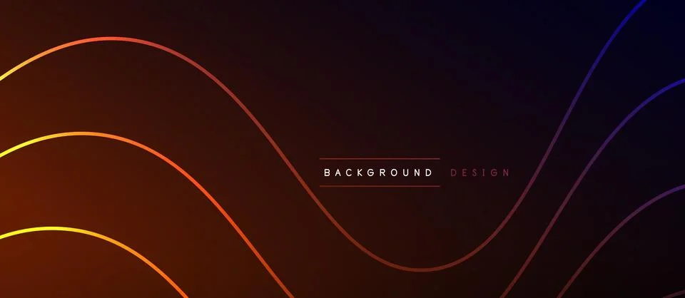 Dynamic wave geometric design. Vector Illustration For Wallpaper, Banner Illustrazione stock