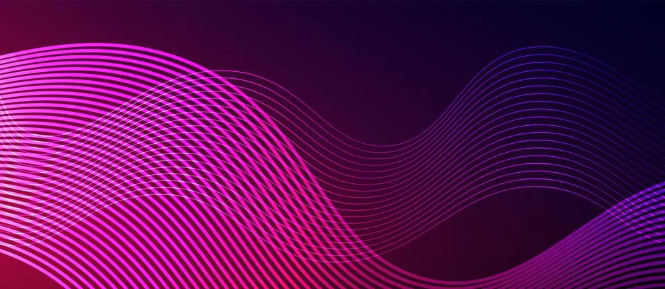 Dynamic wave geometric design. Vector Illustration For Wallpaper, Banner Stock Illustration