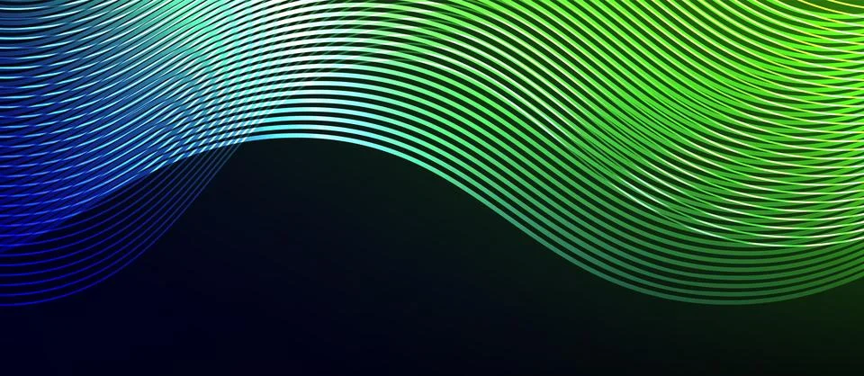 Dynamic wave geometric design. Vector Illustration For Wallpaper, Banner Stock Illustration