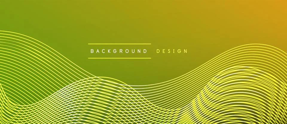 Dynamic wave geometric design. Vector Illustration For Wallpaper, Banner Stock Illustration
