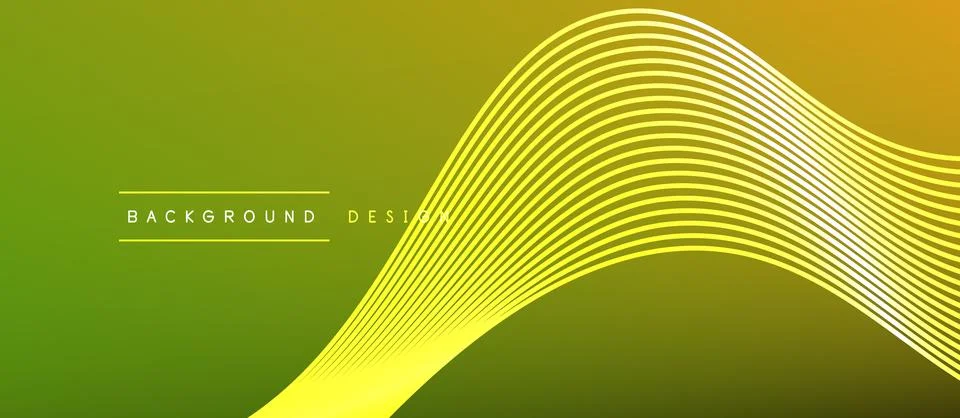 Dynamic wave geometric design. Vector Illustration For Wallpaper, Banner Stockillustratie