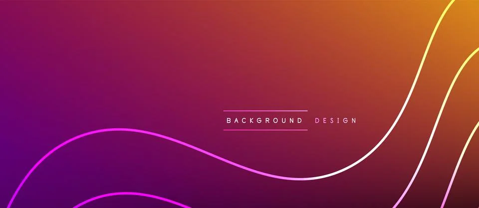 Dynamic wave geometric design. Vector Illustration For Wallpaper, Banner Stock Illustration
