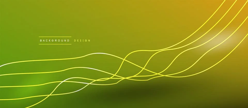 Dynamic wave geometric design. Vector Illustration For Wallpaper, Banner Stockillustratie