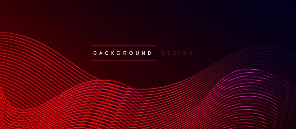 Dynamic wave geometric design. Vector Illustration For Wallpaper, Banner Stockillustratie