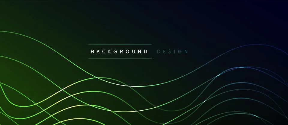 Dynamic wave geometric design. Vector Illustration For Wallpaper, Banner Stockillustratie