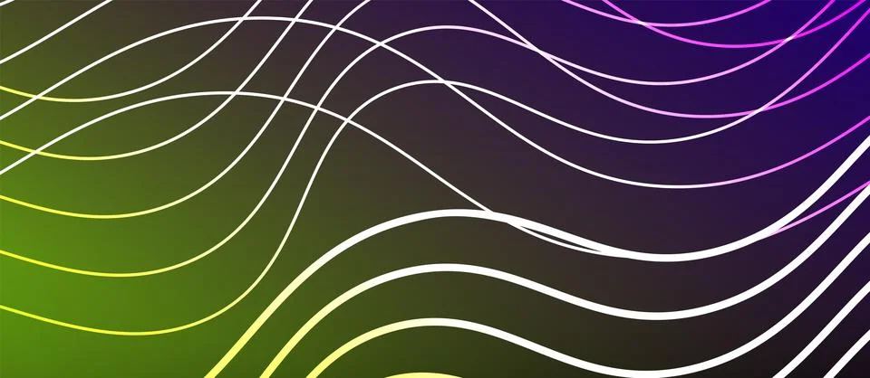 Dynamic wave geometric design. Vector Illustration For Wallpaper, Banner Stock Illustration