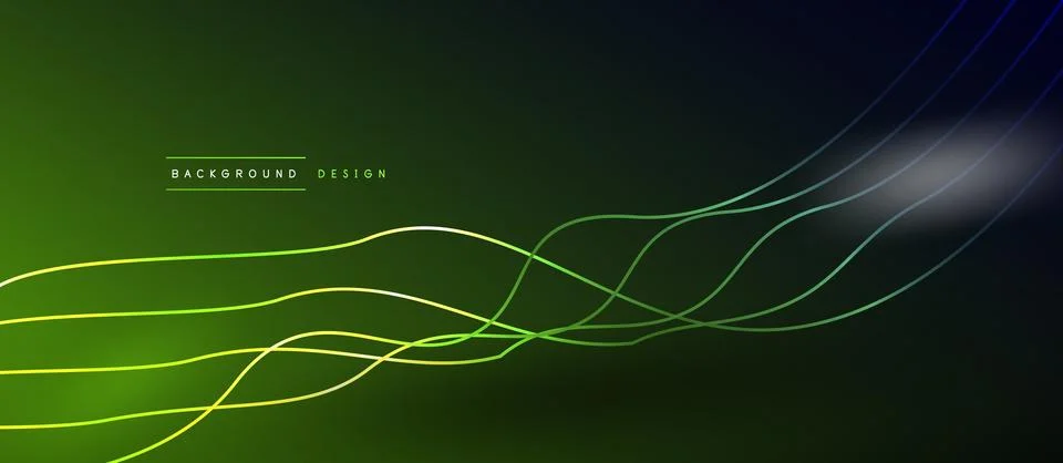 Dynamic wave geometric design. Vector Illustration For Wallpaper, Banner Stock Illustration
