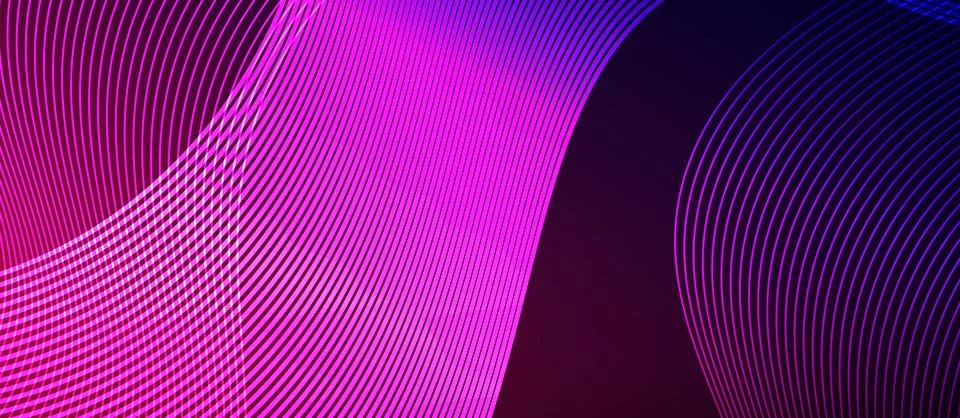 Dynamic wave geometric design. Vector Illustration For Wallpaper, Banner Illustrazione stock