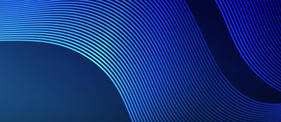 Dynamic wave geometric design. Vector Illustration For Wallpaper, Banner Stock Illustration
