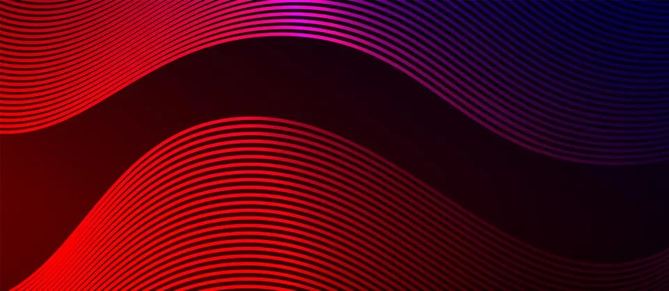 Dynamic wave geometric design. Vector Illustration For Wallpaper, Banner Stock Illustration