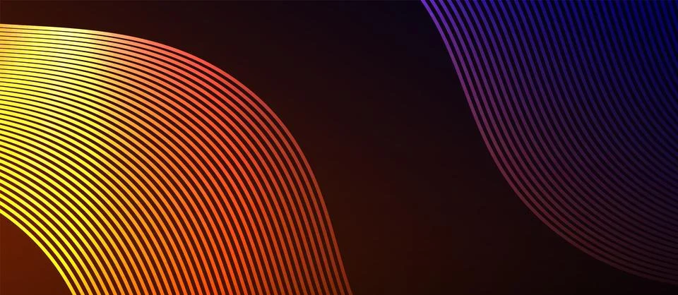 Dynamic wave geometric design. Vector Illustration For Wallpaper, Banner Stock Illustration