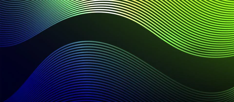 Dynamic wave geometric design. Vector Illustration For Wallpaper, Banner Stock Illustration