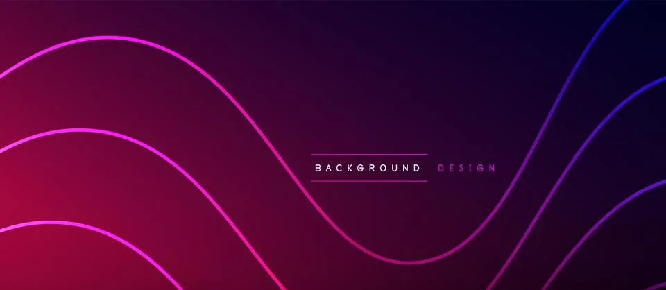 Dynamic wave geometric design. Vector Illustration For Wallpaper, Banner Stock Illustration