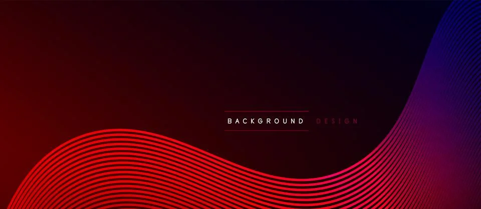 Dynamic wave geometric design. Vector Illustration For Wallpaper, Banner Stock Illustration