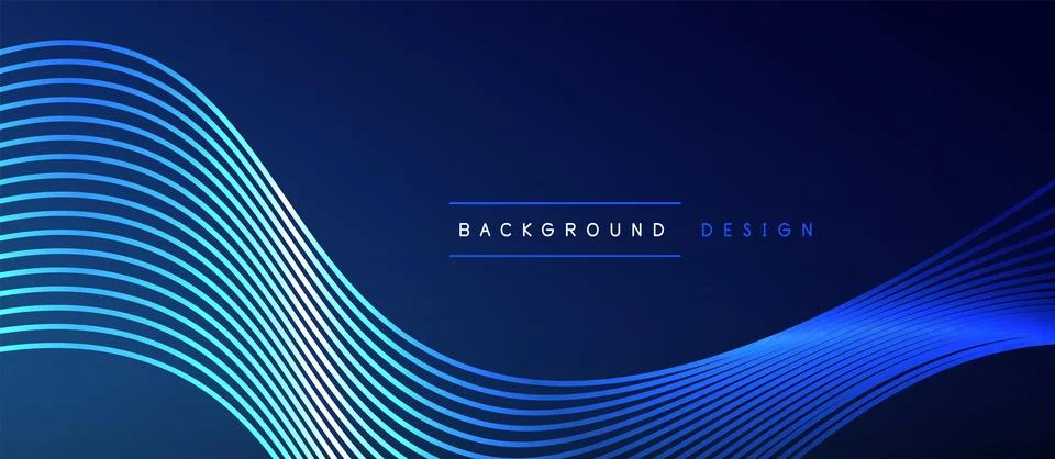 Dynamic wave geometric design. Vector Illustration For Wallpaper, Banner Stock Illustration