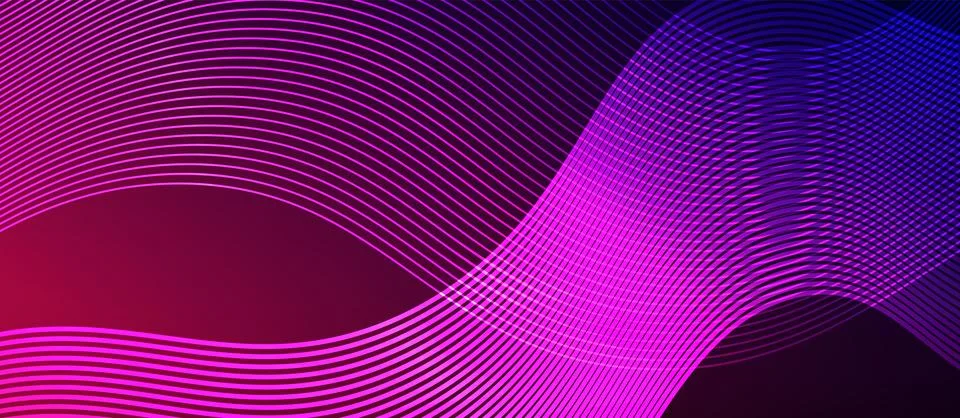Dynamic wave geometric design. Vector Illustration For Wallpaper, Banner Stock Illustration