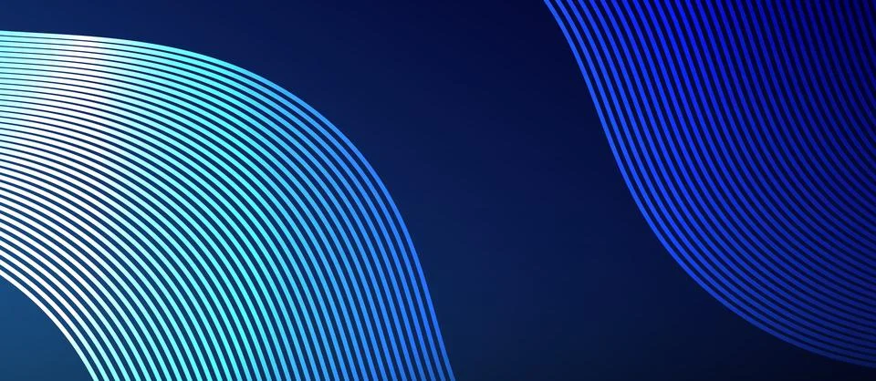 Dynamic wave geometric design. Vector Illustration For Wallpaper, Banner Stock Illustration