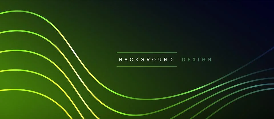 Dynamic wave geometric design. Vector Illustration For Wallpaper, Banner Stock Illustration
