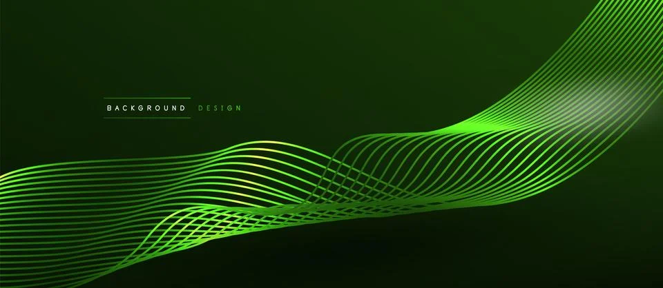 Dynamic wave geometric design. Vector Illustration For Wallpaper, Banner Stockillustratie