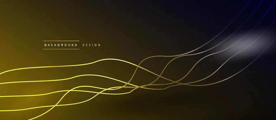Dynamic wave geometric design. Vector Illustration For Wallpaper, Banner Stockillustratie