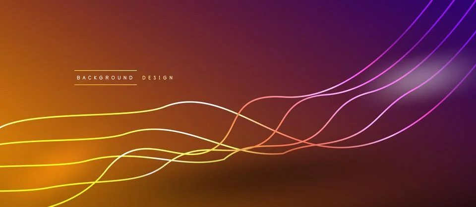 Dynamic wave geometric design. Vector Illustration For Wallpaper, Banner Illustrazione stock