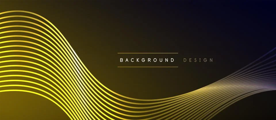 Dynamic wave geometric design. Vector Illustration For Wallpaper, Banner Stock Illustration