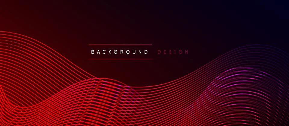 Dynamic wave geometric design. Vector Illustration For Wallpaper, Banner Stock Illustration