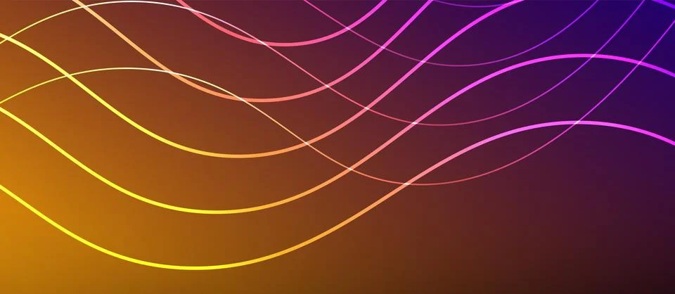 Dynamic wave geometric design. Vector Illustration For Wallpaper, Banner Stock Illustration