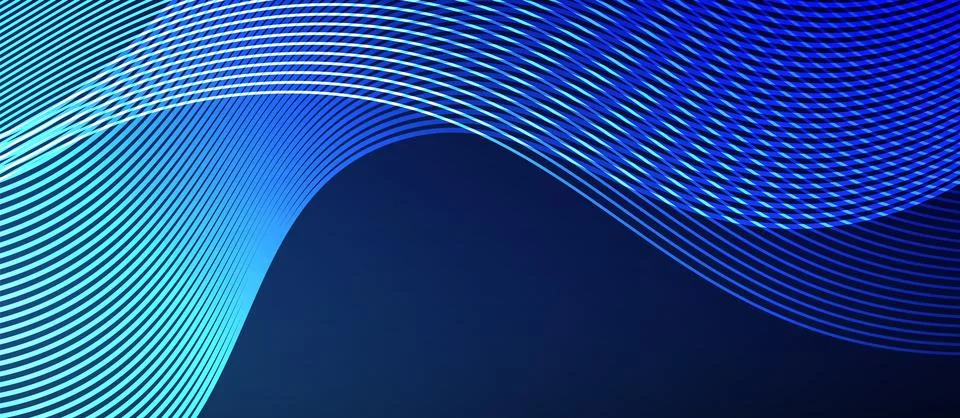 Dynamic wave geometric design. Vector Illustration For Wallpaper, Banner Stock Illustration